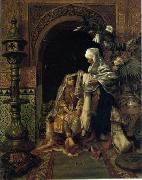 unknow artist Arab or Arabic people and life. Orientalism oil paintings  405 oil on canvas